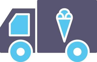 Vektorsymbol für Eiswagen vektor