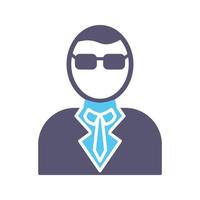 Casino-Manager-Vektorsymbol vektor