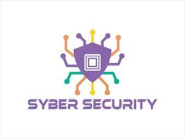 Cyber-Sicherheitslogo-Technologie für Ihr Unternehmen, Schildlogo für Sicherheitsdaten vektor