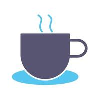 Einzigartiges Vektorsymbol für heißen Kaffee vektor