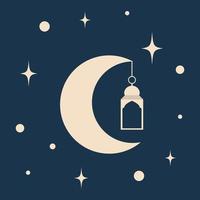 ramadan kareem. islamic hälsning kort mall med ramadan för tapet design. affisch, media baner. sguare vektor illustration