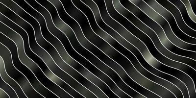 dunkelgrauer Vektorhintergrund mit trockenen Linien. vektor