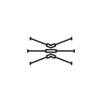 Fliege-Symbol. einfaches Stil-Mann-Modeplakat-Hintergrundsymbol. Fliege Textrahmen. Fliege-Logo-Design-Element. T-Shirt-Druck mit Fliege. Vektor für Aufkleber.