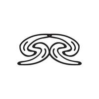 Oktopus-Cartoon-Symbol. einfaches stil meeresprodukt restaurant großes verkaufsplakat hintergrundsymbol. Oktopus-Markenlogo-Designelement. oktopus t-shirt bedrucken. Vektor für Aufkleber.
