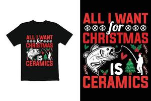 kostenlose Weihnachts-T-Shirt-Design-Vektor-Eps-Datei vektor