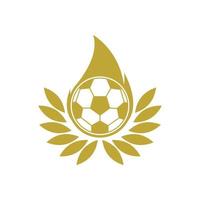 fotboll logotyp ikon design och symbol vektor