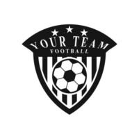 Fußball-Logo-Icon-Design und Symbolvektor vektor