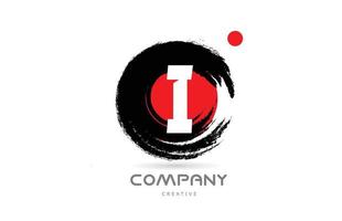 grunge jag alfabet brev logotyp ikon design med japansk stil text. kreativ mall för företag vektor
