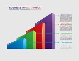 Geschäftskonzept Infografik Design Vektor-Illustration vektor