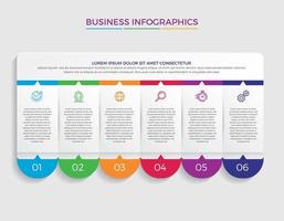 Geschäftskonzept Infografik Design Vektor-Illustration vektor