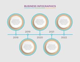 Geschäftskonzept Infografik Design Vektor-Illustration vektor