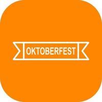 oktoberfest baner vektor ikon