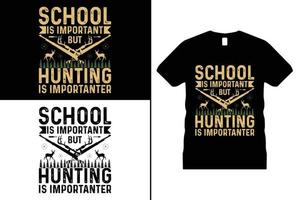 Jagd-T-Shirt, lustige Hirsche, Liebhaber-Shirt-Design, Jäger-T-Shirt. Verwendung für T-Shirts, Tassen, Aufkleber, Karten usw. vektor