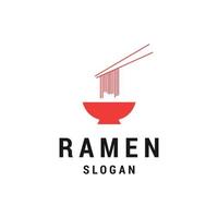 Ramen-Logo-Vorlage, Vektorgrafik-Design vektor