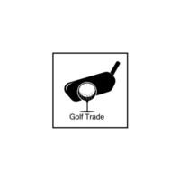 Golf-Logo-Ideen kostenloser Vektor