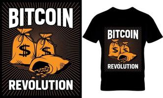 bitcoin rotation. bitcoin t-shirt design mall. vektor