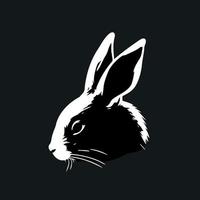 kanin kanin däggdjur djur- huvud vektor