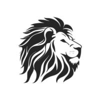 Verleihen Sie Ihrer Marke mit einem minimalistischen Löwenkopf-Logo Eleganz und Stärke. vektor