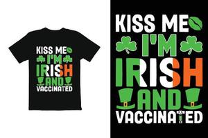 St. Patricks Day T-Shirt-Design. St. Patricks Day T-Shirt-Grafik vektor