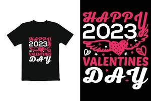 T-Shirt-Designs zum Valentinstag. T-Shirt-Grafikdruck fertig vektor