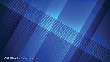 abstrakt mörk blå modern bakgrund med täcka över lager, Ränder rader med blå ljus. hastighet och teknologi bakgrund begrepp. vektor illustration