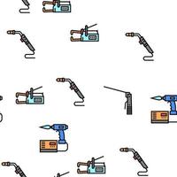 svetsning maskin verktyg vektor sömlös mönster