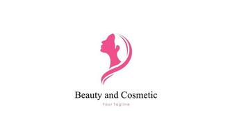 Schönheit Frau Mode Logo Vektor