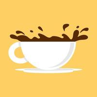Kaffeetasse spritzen vektor
