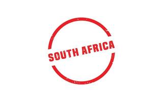 Südafrika Stempelgummi mit Grunge-Stil auf weißem Hintergrund vektor