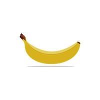 enkel banan isolerat vektor
