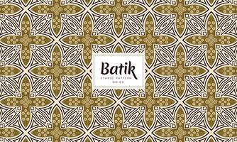 ethnische Batik-indonesische Kawung-Blumenmuster vektor