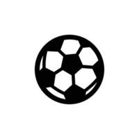 Fußball einfacher flacher Icon-Design-Vektor vektor