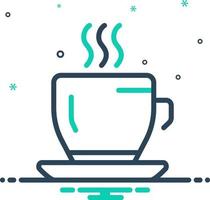 mix -ikon för kaffe vektor