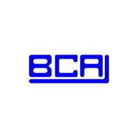 bca brev logotyp kreativ design med vektor grafisk, bca enkel och modern logotyp.