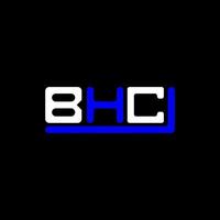 BHC-Brief-Logo kreatives Design mit Vektorgrafik, BHC-einfaches und modernes Logo. vektor