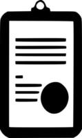 vektor illustration av papper ikon