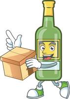 Cartoon-Whisky-Flasche vektor