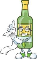 Cartoon-Whisky-Flasche vektor