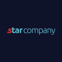 Design des Unternehmenslogos der Star-Firma vektor