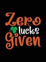 st. patrick's day typografie bunter irischer zitatvektorbeschriftungs-t-shirt-entwurf vektor