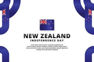 ny zealand oberoende dag bakgrund för hälsning ögonblick vektor