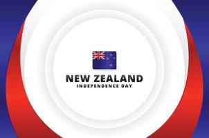 ny zealand oberoende dag bakgrund för hälsning ögonblick vektor