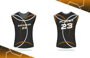 basketboll linne jersey design vektor