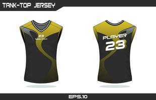 Basketball-Tanktop-Jersey-Design vektor