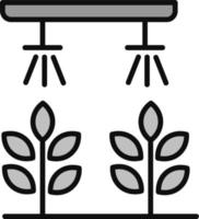 hydroponiska trädgårdsarbete vektor ikon