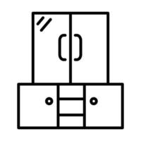 Kabinett-Vektor-Symbol vektor