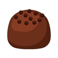 choklad bonbon godis med choco boll ikon animerad vektor illustration