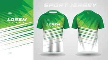grünes T-Shirt Sport-Jersey-Design vektor