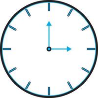 Zeit und Uhr-Icon-Set. isoliert auf weißer Vektorillustration, flache Symboluhr vektor