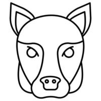 foxhound som kan lätt redigera eller ändra vektor